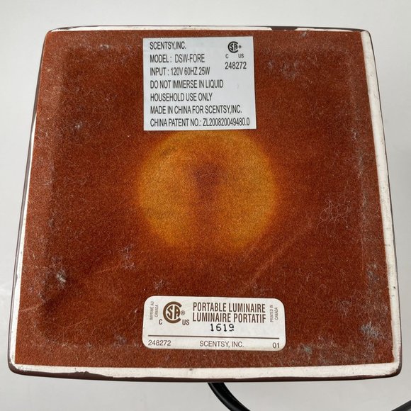 Scentsy Fore Golf Theme Wax Warmer RETIRED Golf Wax Warmer Full Size Fathers Day - Picture 11 of 11